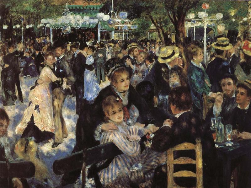 Pierre Auguste Renoir Red Mill Street dance